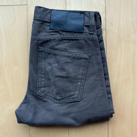 Naked & Famous Super Guy Blackened Steel Duck Canvas Selvedge - Picture 1 of 4